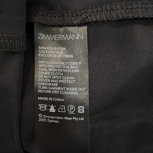 ZIMMERMANN Spliced Mesh Mini Dress US:4 - Picture 6 of 12